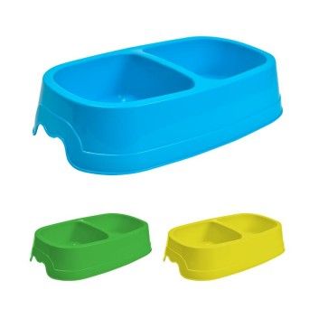 COMEDOURO PLASTICO DUPLO