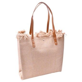 SACO PRAIA CAQUI 35X10X50CM 2835-002-B CX60