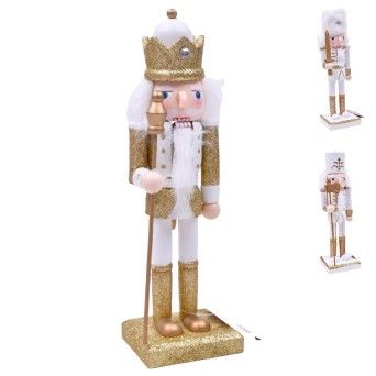 QUEBRA NOZES 4ASS DOU/BRANCO 25CM