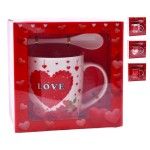 SET CANECA E COLHER 8,5X9 2645-110-02 CX72