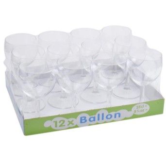 CONJ. 12 COPOS BALLON 25CL