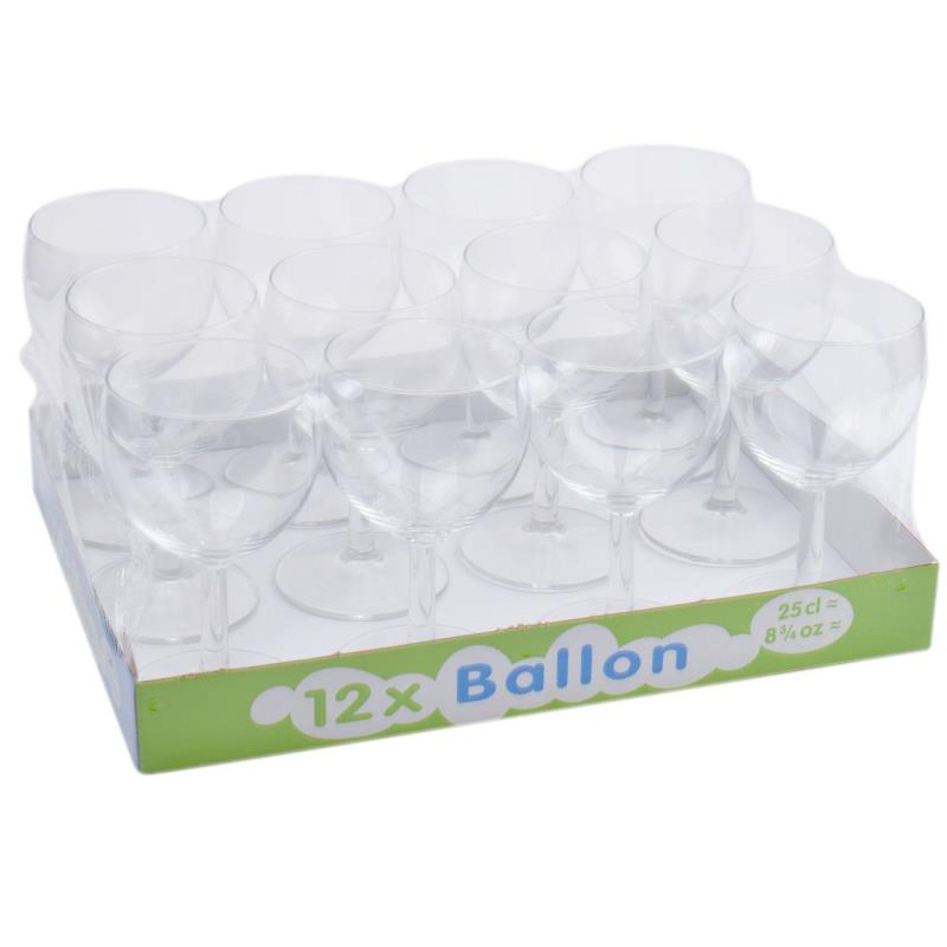 CONJ. 12 COPOS BALLON 25CL CONJ. 12 COPOS BALLON 25CL