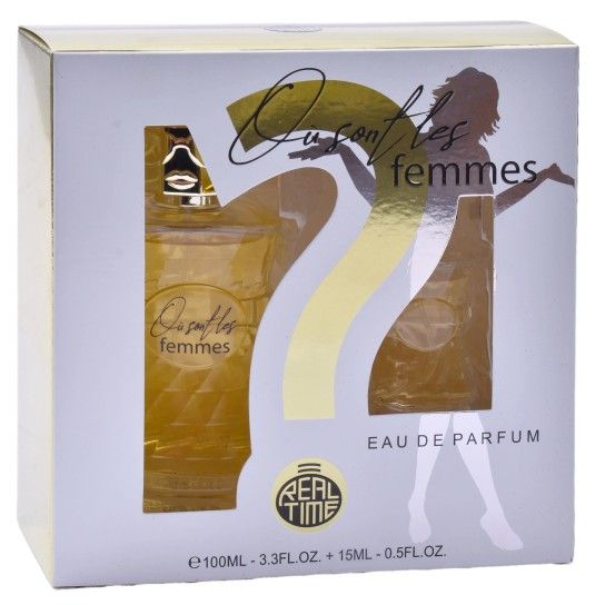 OU SONT LES FEMMES EDT 100ML + 15ML