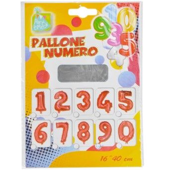 BALAO NUMERO 0 PRATA C/ 40 CM