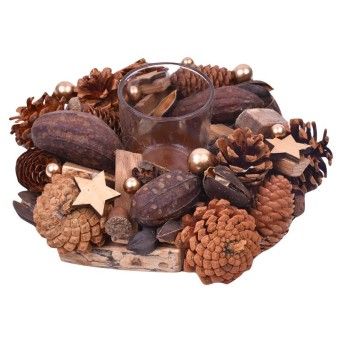 COROA PORTA VELAS 2300-575-18 CX24