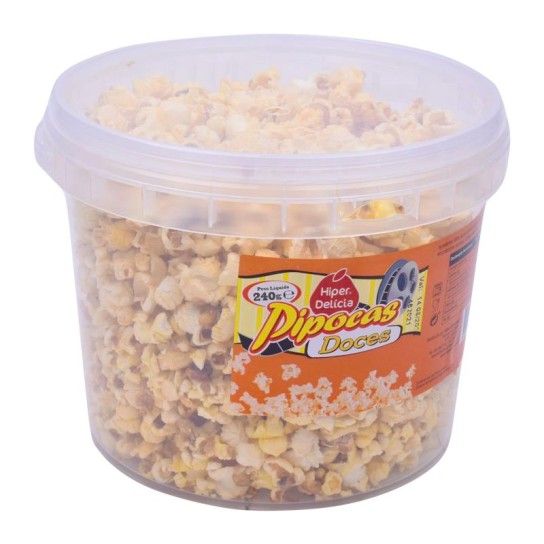 PIPOCAS DOCES BALDE 240G HIPER DELICIA