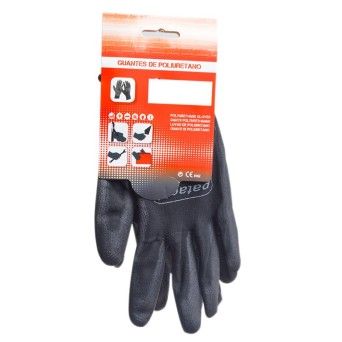 LUVAS TRABALHO NYLON PRETO T-9