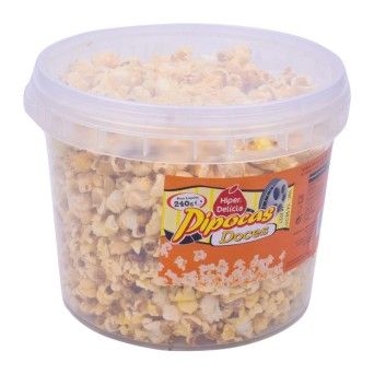 PIPOCAS DOCES BALDE 240G HIPER DELICIA
