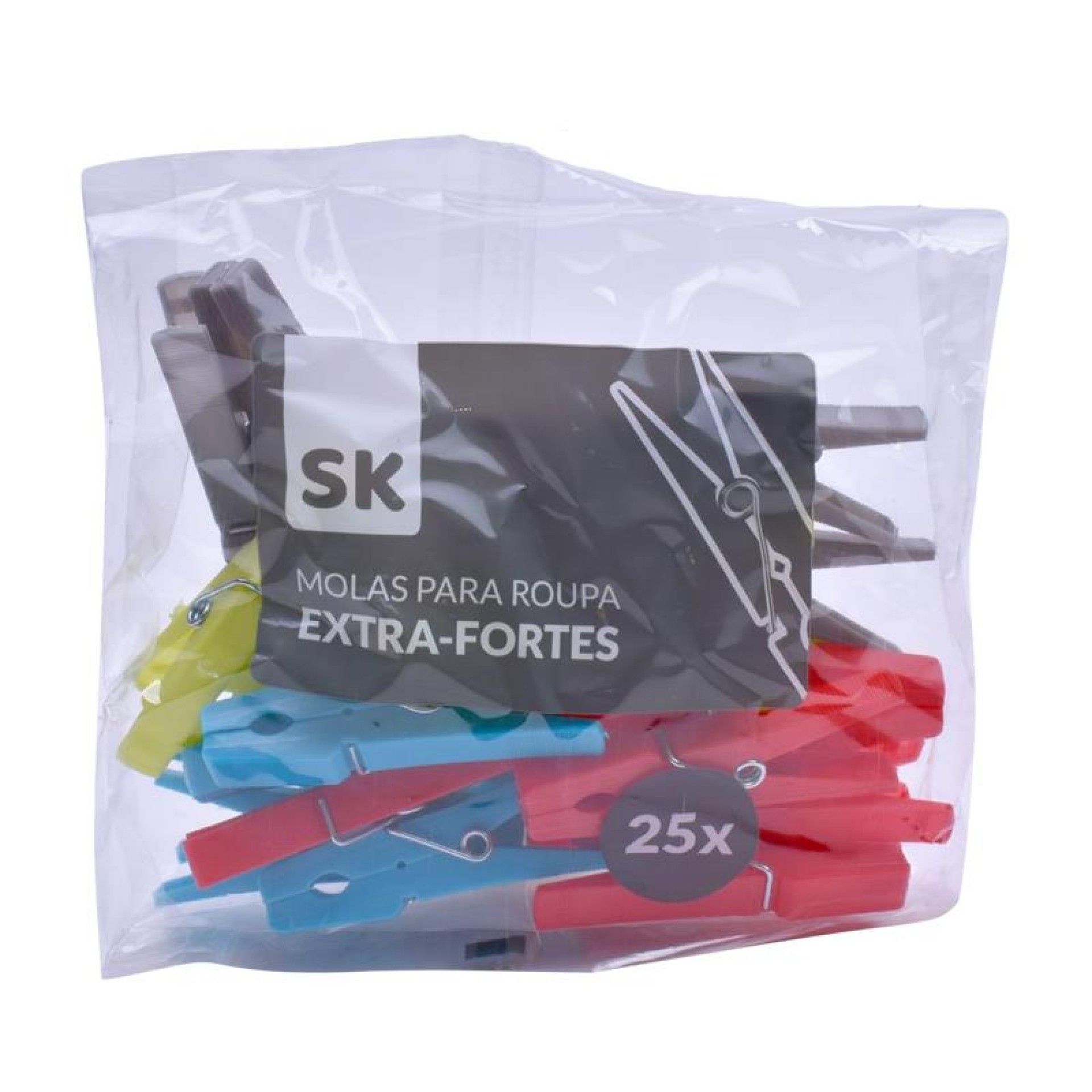 MOLAS P/ ROUPA 25UNI PLAST. CORES SORT MOLAS P/ ROUPA 25UNI PLAST. CORES SORT