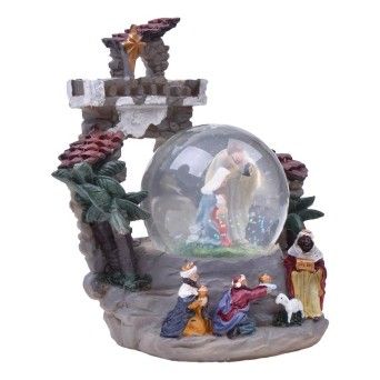 PRESEPIO C/ GLOBO VIDRO 6,5CM
