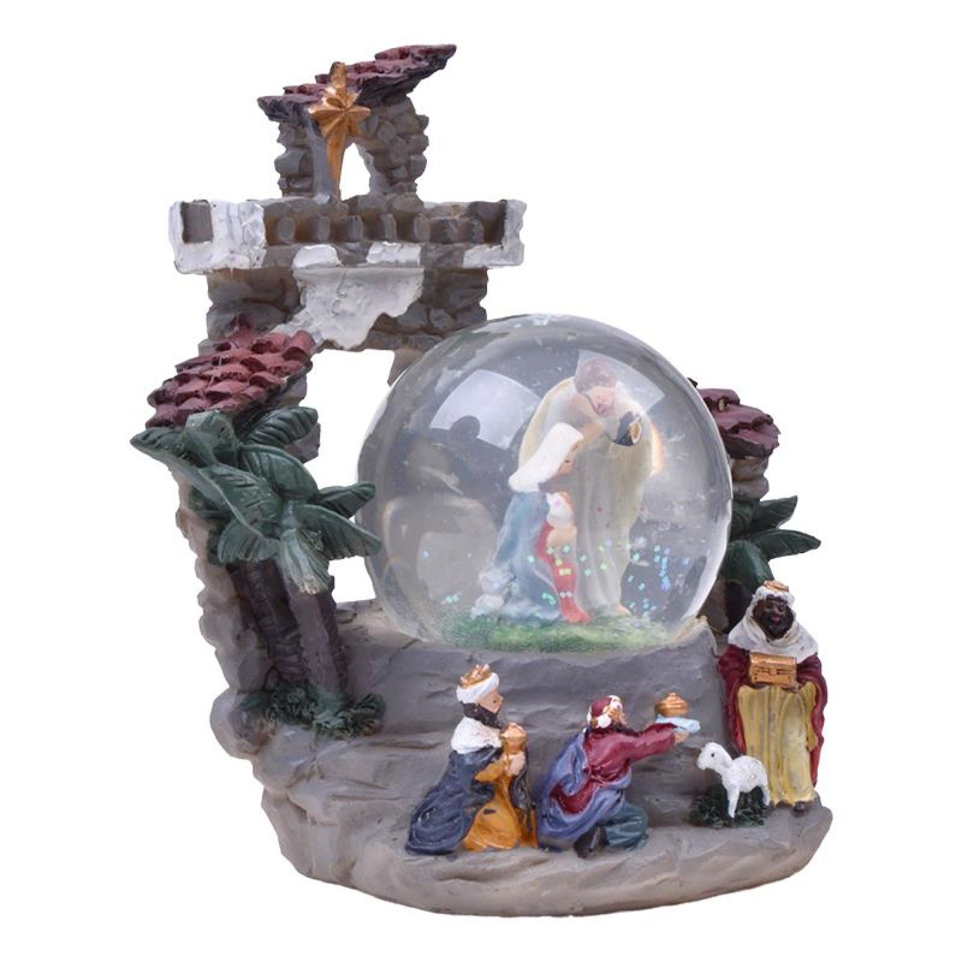 PRESEPIO C/ GLOBO VIDRO 6,5CM PRESEPIO C/ GLOBO VIDRO 6,5CM