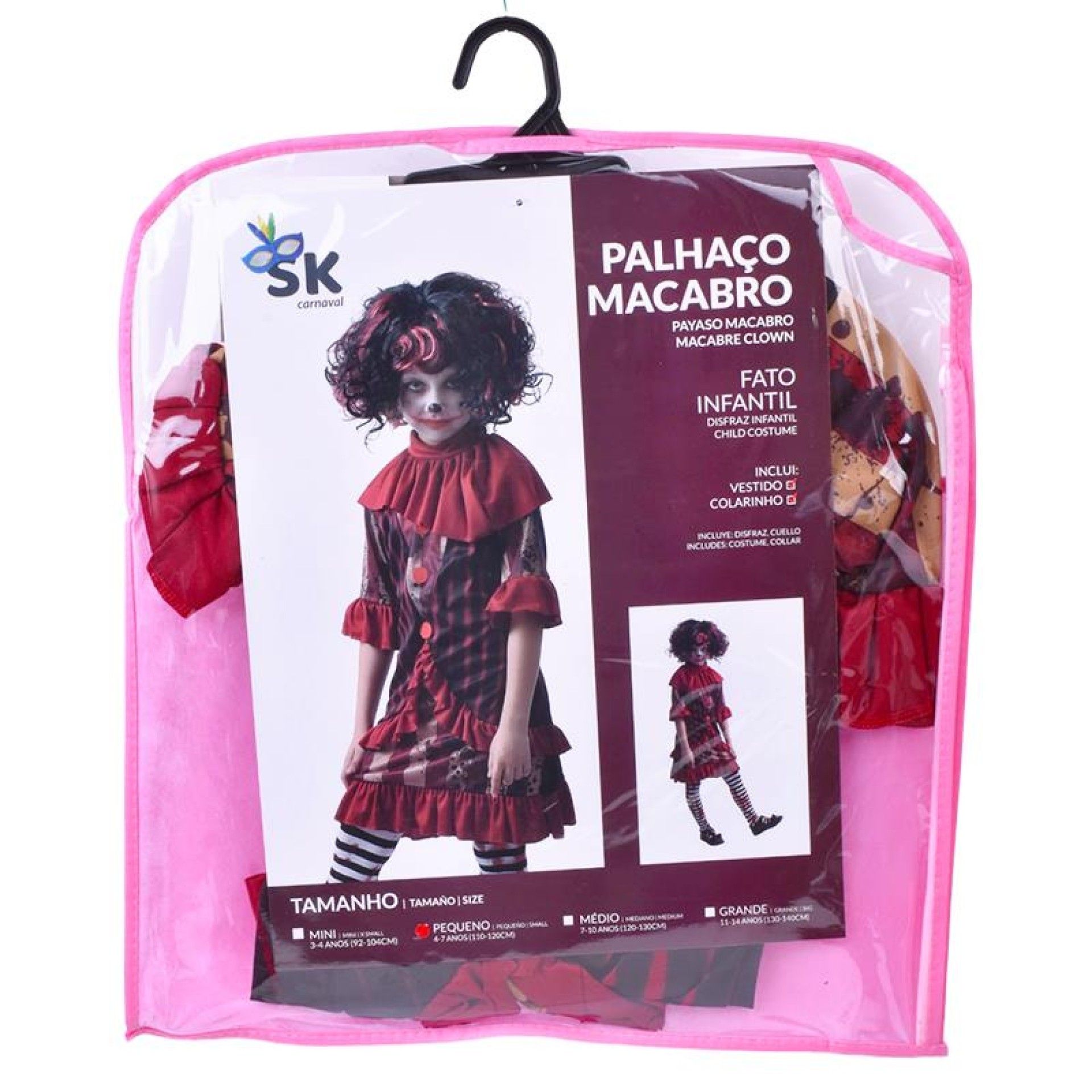 FATO CARNAVAL PALHAÇO 91651 CX12 FATO CARNAVAL PALHAÇO 91651 CX12