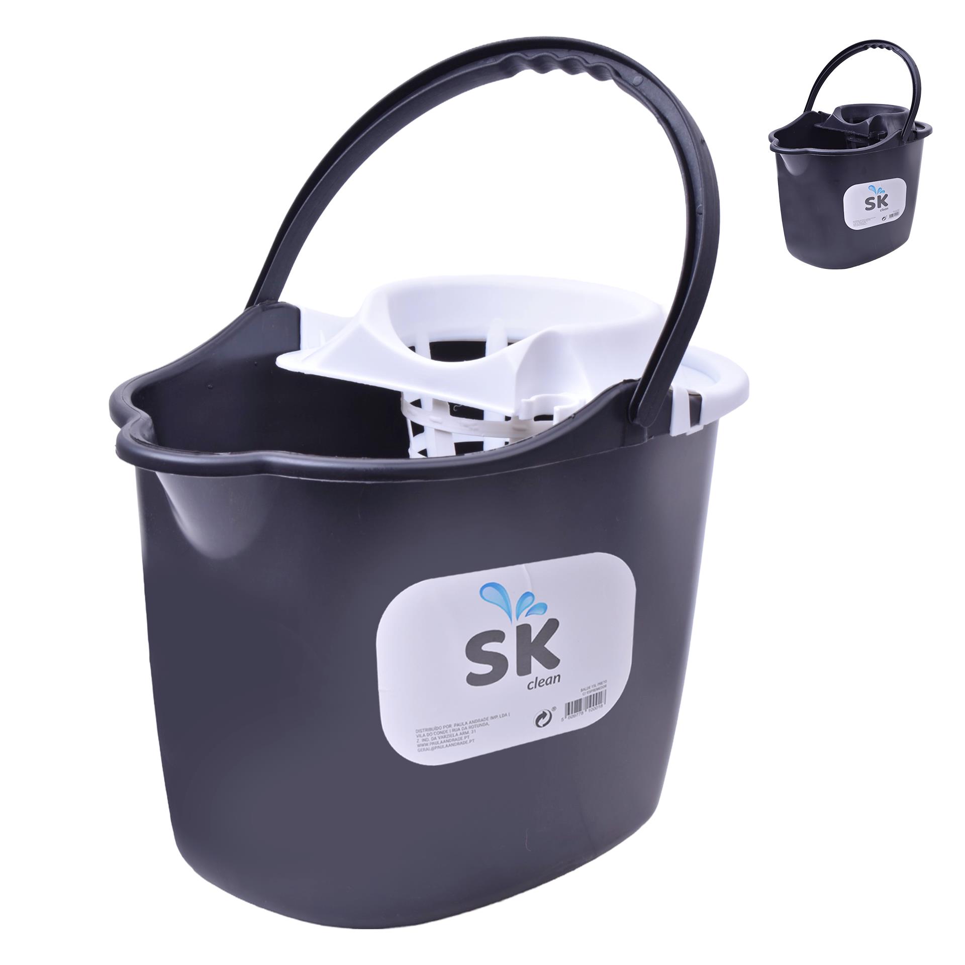 BALDE PRETO C/ ESPREMEDOR 15L BALDE PRETO C/ ESPREMEDOR 15L