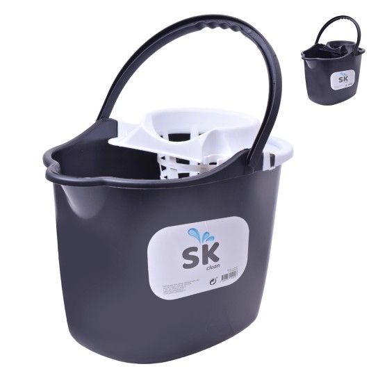 BALDE PRETO C/ ESPREMEDOR 15L