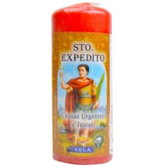 VELA SANTO EXPEDITO 12X4,5CM