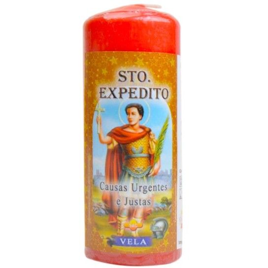 VELA SANTO EXPEDITO 12X4,5CM