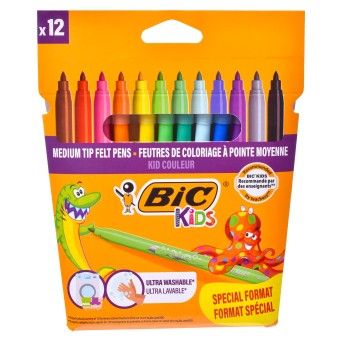 BIC MARCADOR KIDS COULEUR CONJ 12 CX25