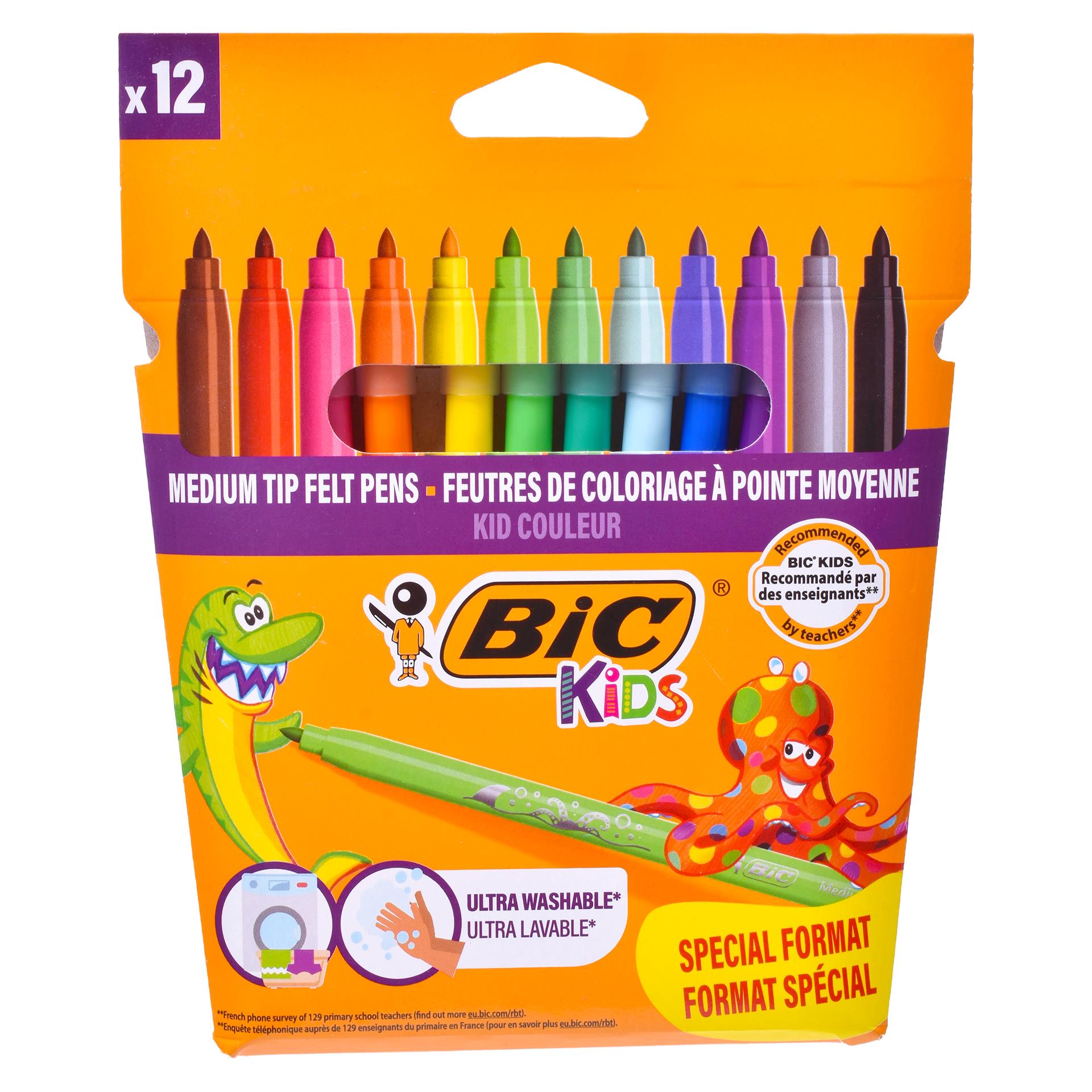 BIC MARCADOR KIDS COULEUR CONJ 12 CX25 BIC MARCADOR KIDS COULEUR CONJ 12 CX25