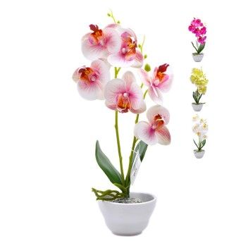 VASO C/ FLOR ARTIFICIAL 2439-021