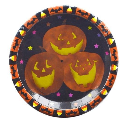 PRATO PAPEL HALLOW 23CM 10UN2516-303-02