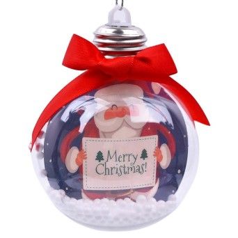 BOLA NATAL 8CM C/LUZ 2588-001 CX240