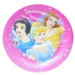 PRATO PAPEL PRINCESAS 23CM 8UNI PRATO PAPEL PRINCESAS 23CM 8UNI
