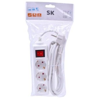 EXTENSAO 3M C/3 TOMADAS+ INT HY-1113 CX25