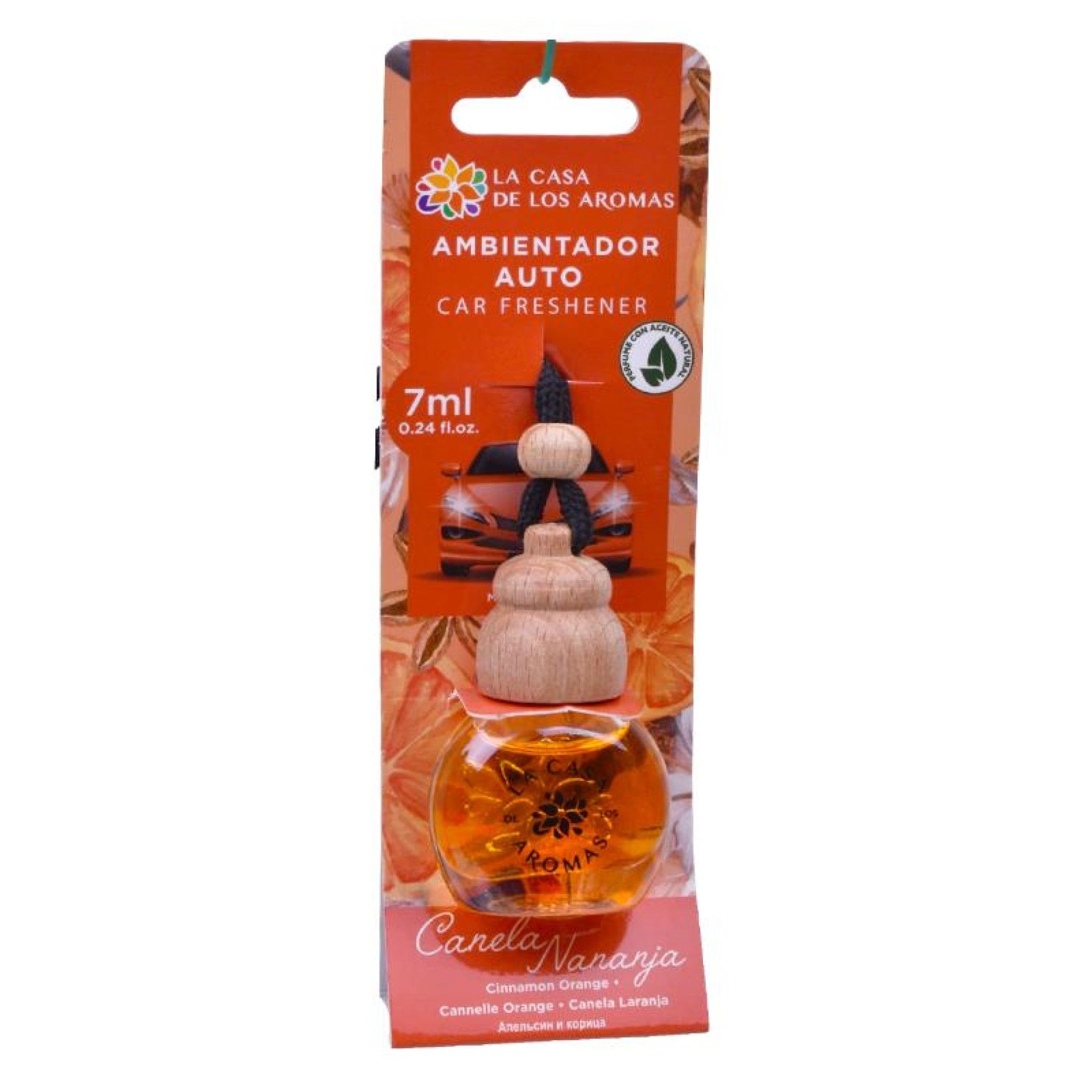 AMBIENTADOR CARRO CANELA E LARANJA AMBIENTADOR CARRO CANELA E LARANJA