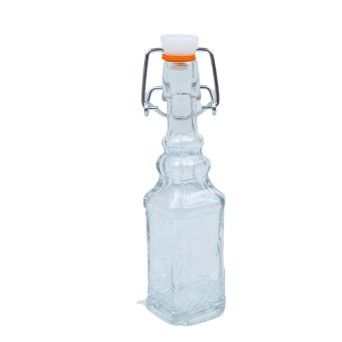 GARRAFA VIDRO C/ TAMPA HERM. 50ML 107628