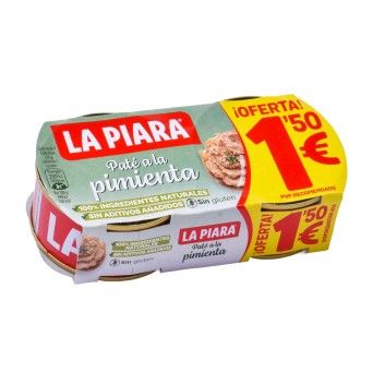 LA PIARA PATE PIMENTA 2X75G PV1.5