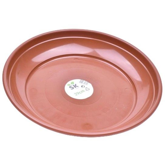 PRATO VASO 39CM CASTANHO