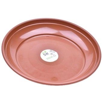 PRATO VASO 39CM CASTANHO