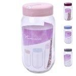 FRASCO VIDRO C/TAMPA 1L 67760