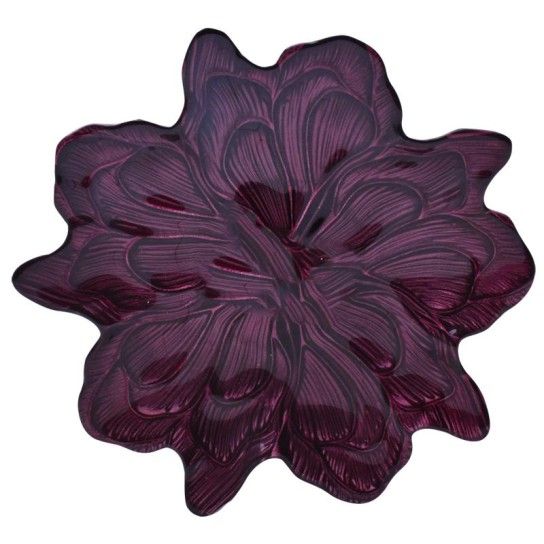 PRATO VIDRO FLOR ROXO CX6 **CONTEM 6** PRATO VIDRO FLOR ROXO CX6 **CONTEM 6**