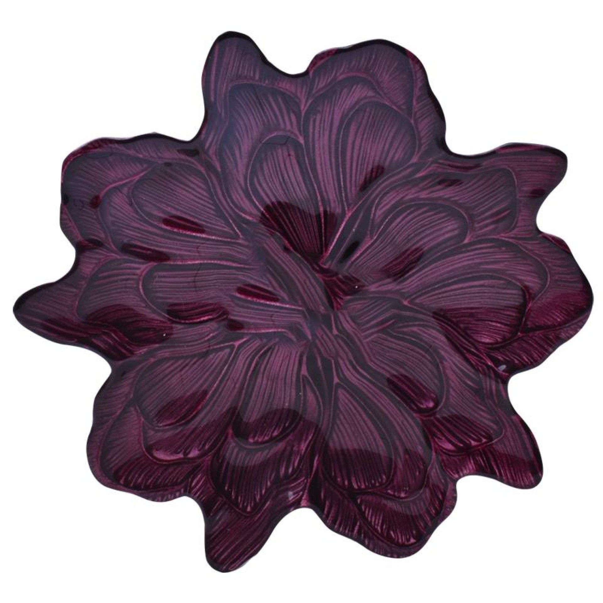 PRATO VIDRO FLOR ROXO CX6 **CONTEM 6** PRATO VIDRO FLOR ROXO CX6 **CONTEM 6**