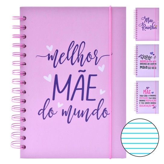BLOCO NOTAS MAE 2024 A5 2794-001M CX60