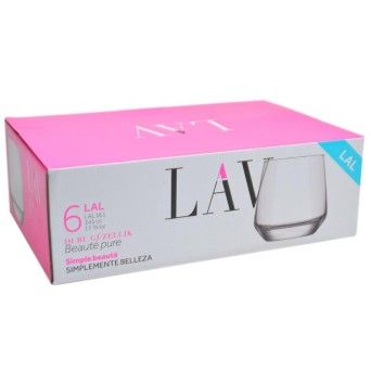 CONJ. 6 COPOS WHISKY LAV 345CC