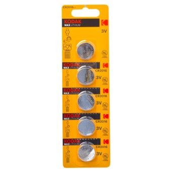 KODAK PILHAS 5UN CR2016 ULTRA LITHIUM
