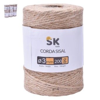 CORDA SISAL 3MM 200G  2796710-03 CX72