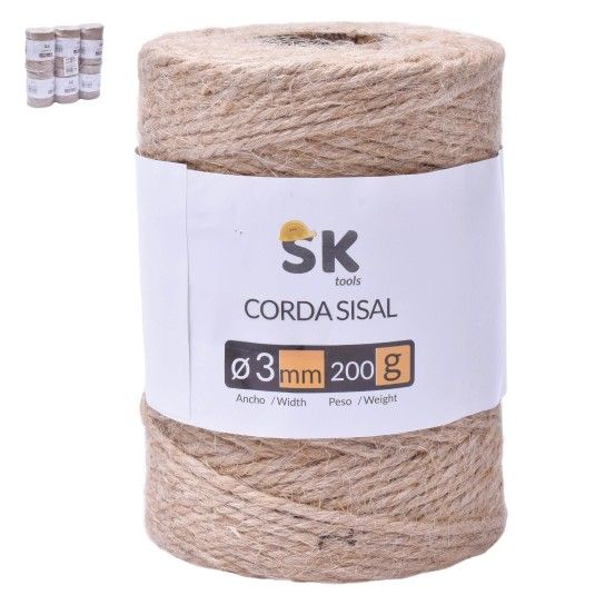 CORDA SISAL 3MM 200G  2796710-03 CX72