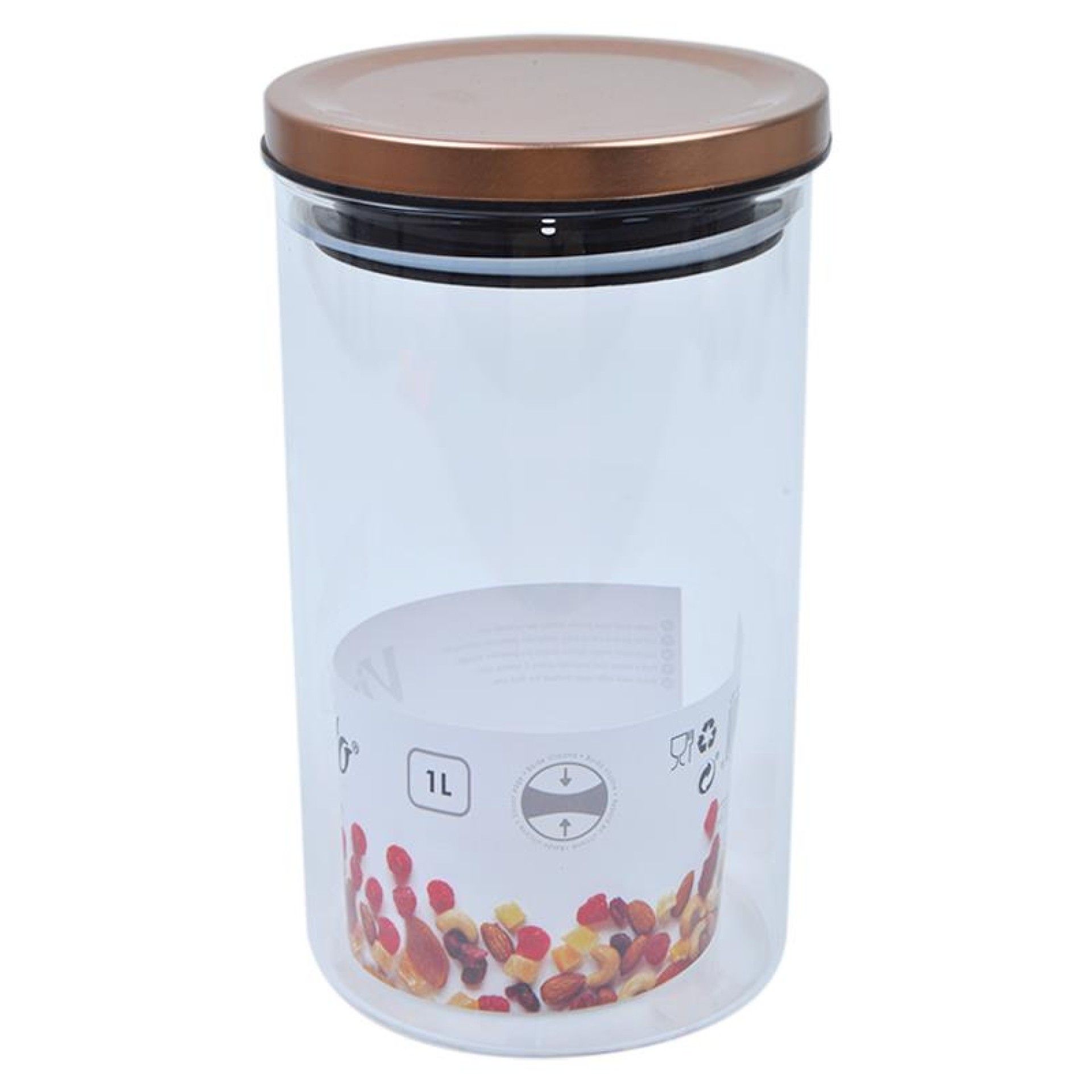 FRASCO VIDRO HERM. 1000ML 84784 FRASCO VIDRO HERM. 1000ML 84784