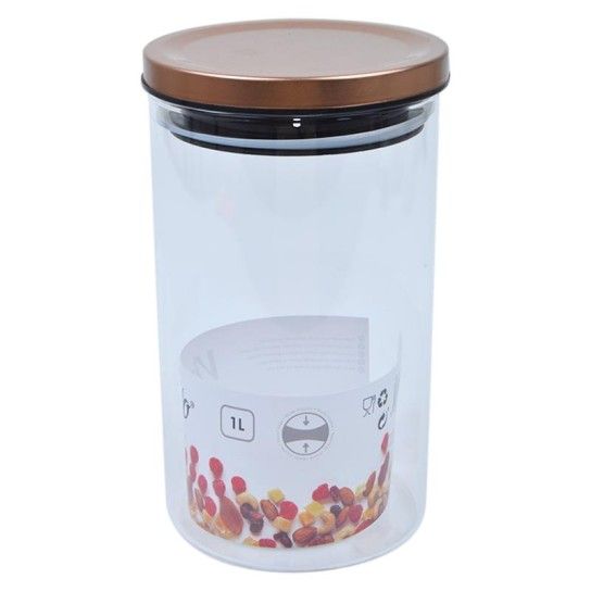 FRASCO VIDRO HERM. 1000ML 84784