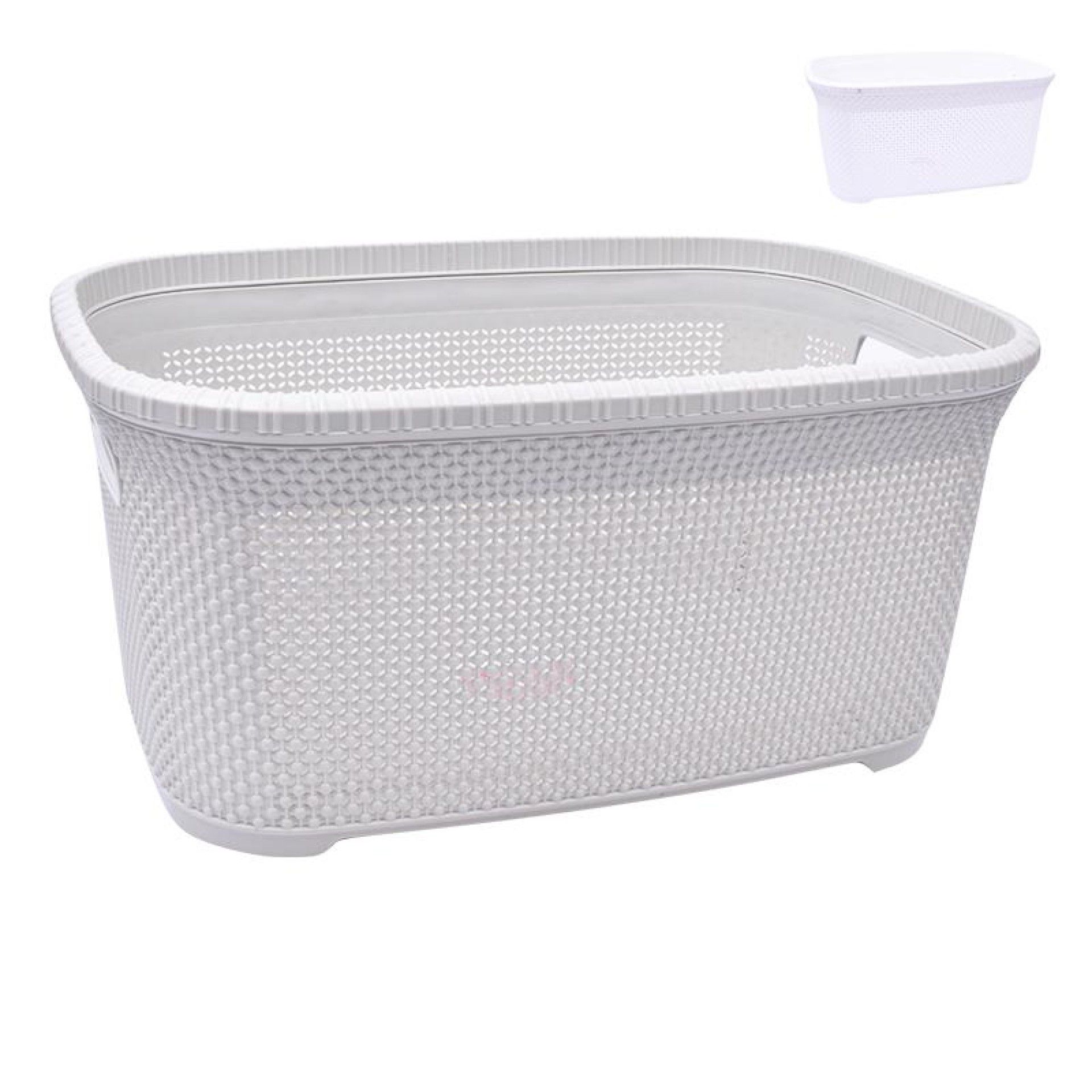 CESTO RECT. PLASTICO RATTAN CX20 CESTO RECT. PLASTICO RATTAN CX20