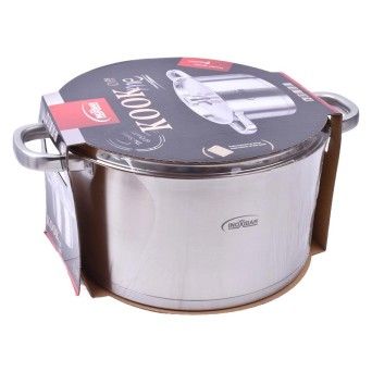 CAAROLA ALTA C/TAMPA INOX KOOK ME 28CM