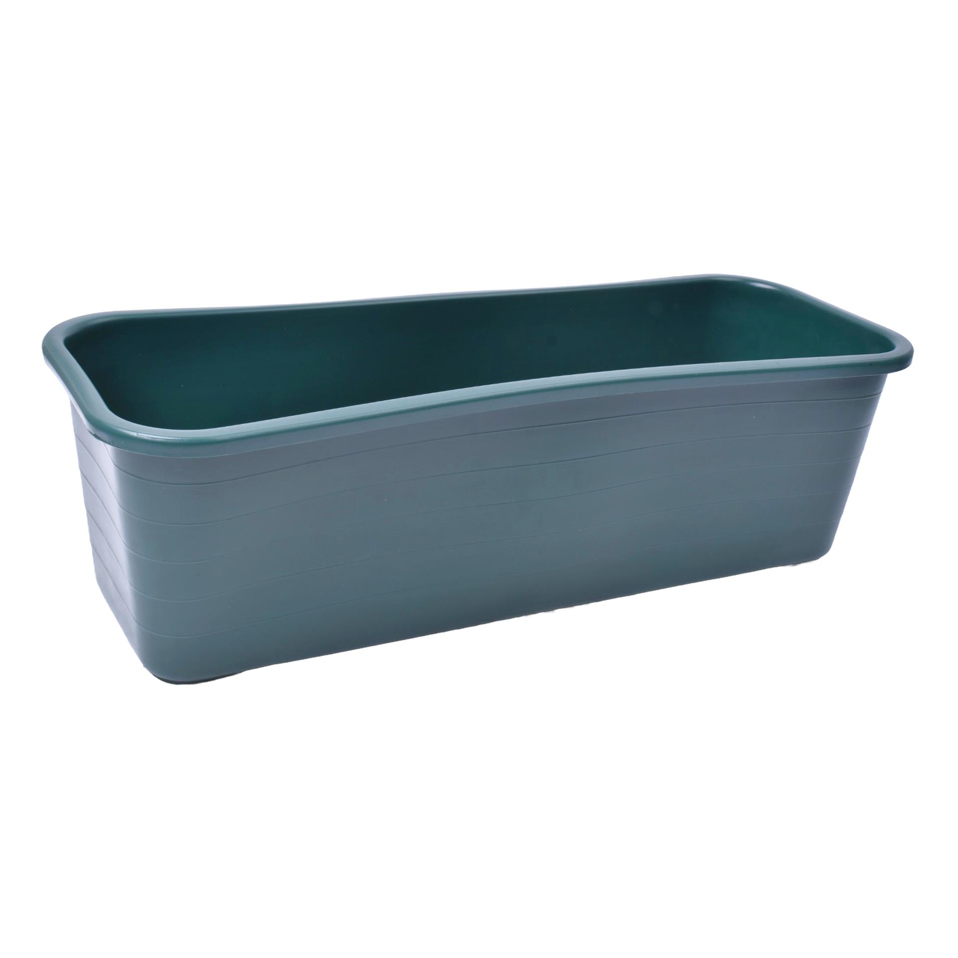 FLOREIRA RETANGULAR PEQ VERDE 49X19X15CM FLOREIRA RETANGULAR PEQ VERDE 49X19X15CM