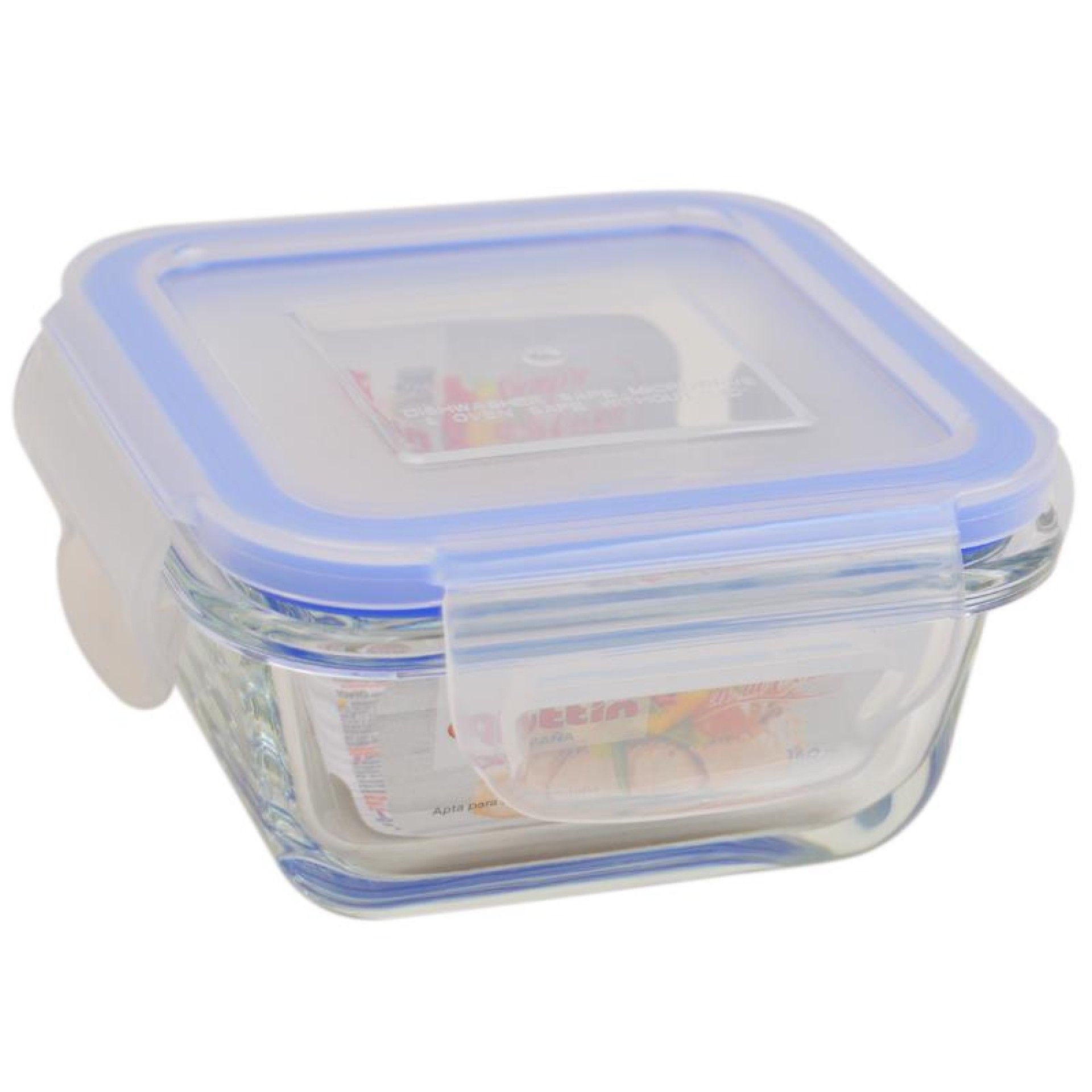 RECIPIENTE VIDRO C/ TAMPA 10X10CM CX12 RECIPIENTE VIDRO C/ TAMPA 10X10CM CX12