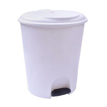 BALDE LIXO C/PEDAL 12L BRANCO 0105-38 CX6