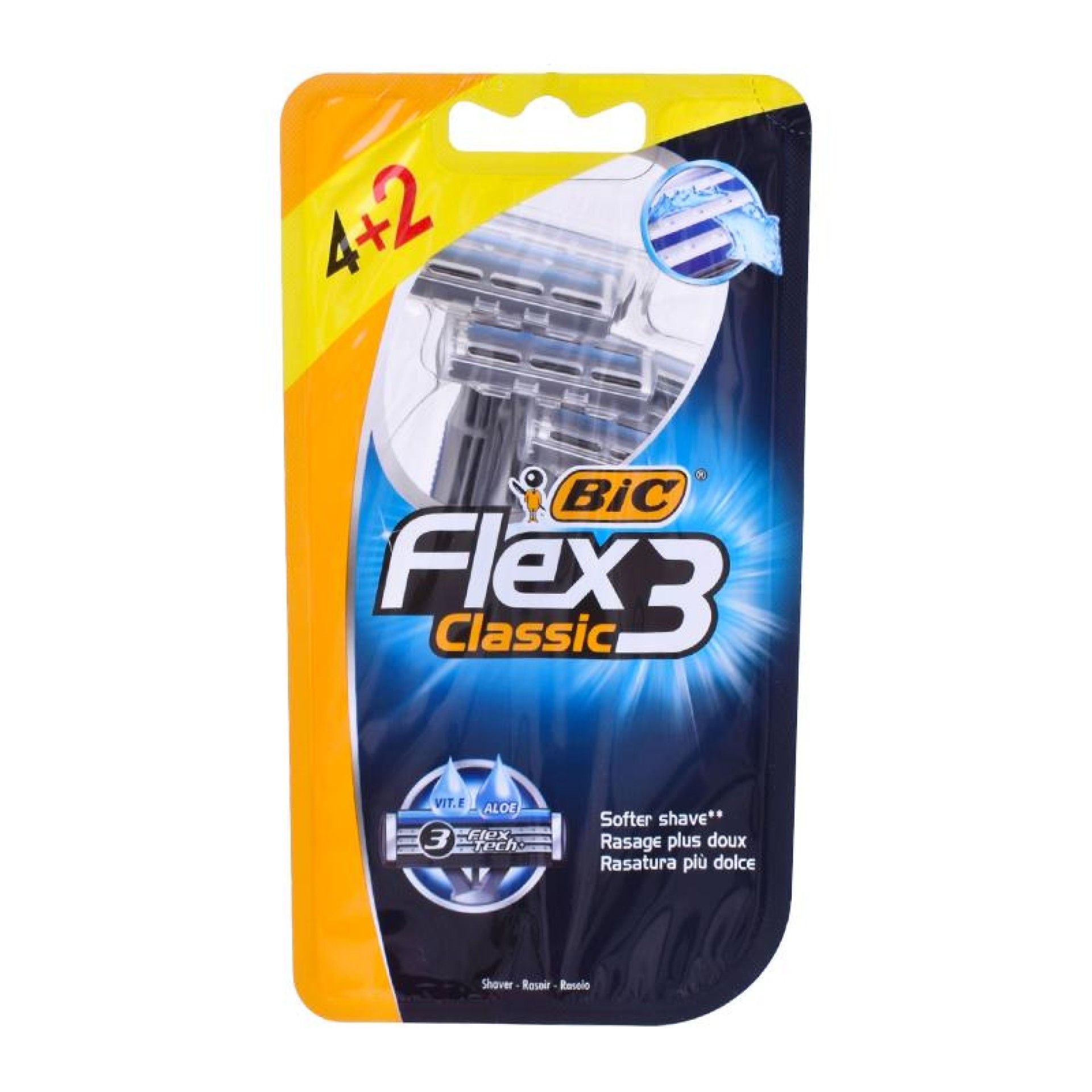 MAQ. BARBEAR BIC FLEX 3 4+2UNI MAQ. BARBEAR BIC FLEX 3 4+2UNI