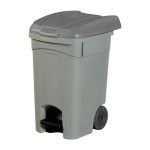 BALDE LIXO C/RODA 60L CINZA 0105-47 CX4 BALDE LIXO C/RODA 60L CINZA 0105-47 CX4