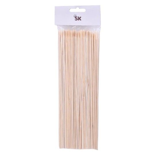 ESPETOS BAMBU 3MM 25CM 100UNID 638-100-3